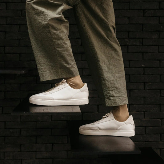CLAE DEANE-TRIPLE OFFWHITE - Shoe Market NYC