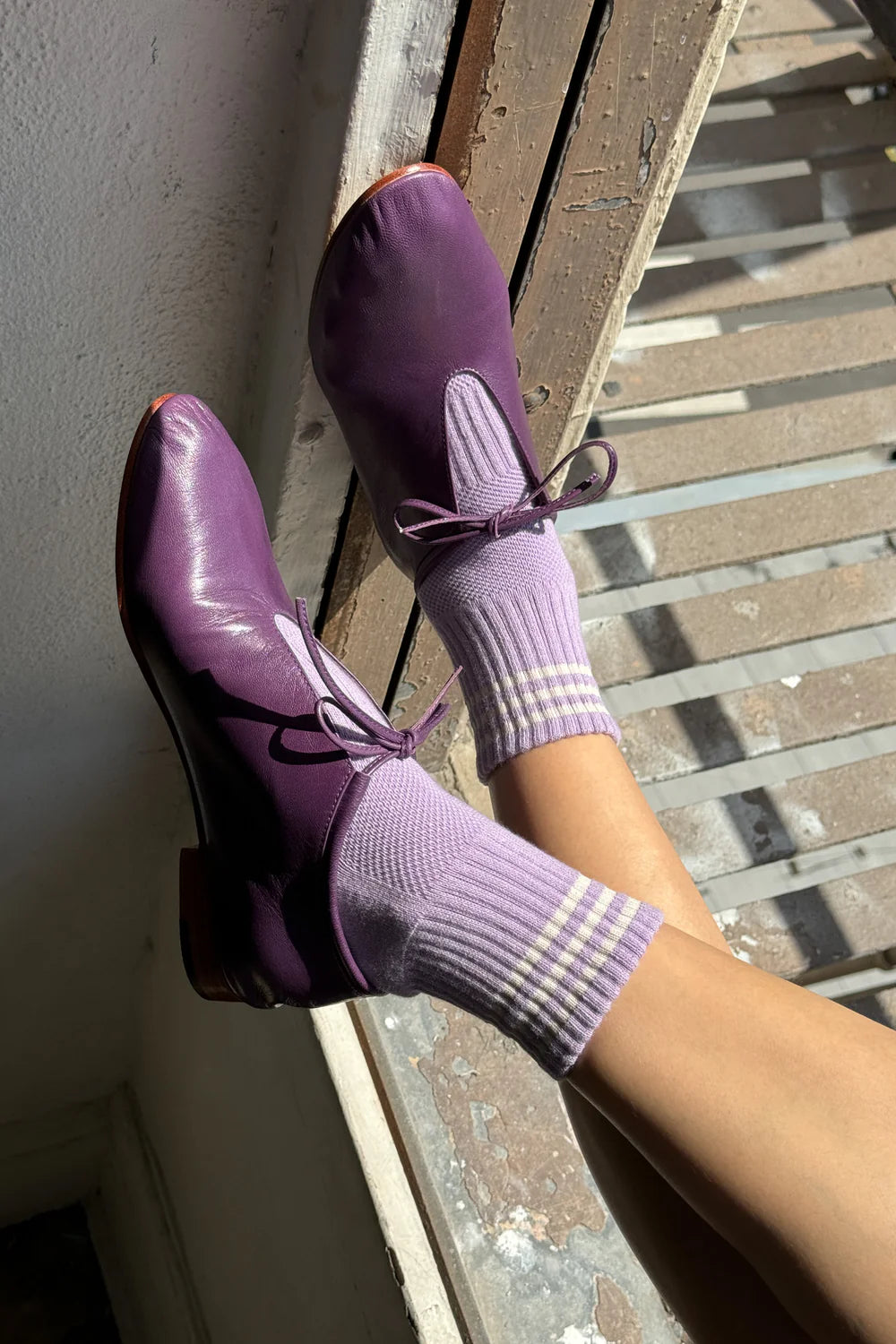 LE BON SHOPPE GIRLFRIEND SOCKS IRIS - Shoe Market NYC