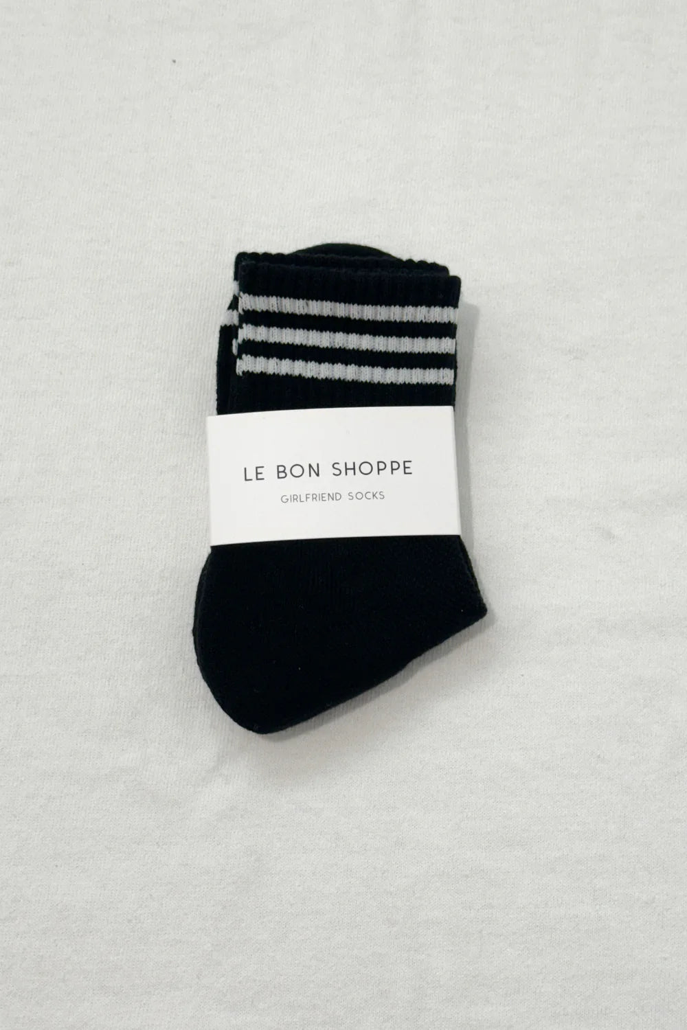 LE BON SHOPPE GIRLFRIEND SOCKS BLACK