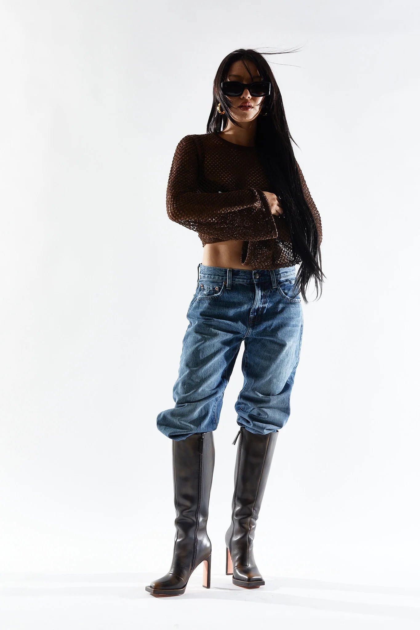 SADI LOVES HAN BROWN BOOTS