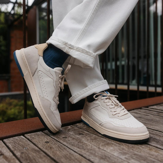 CLAE HAYWOOD MEN'S SNEAKERS OFF WHITE PEBLE