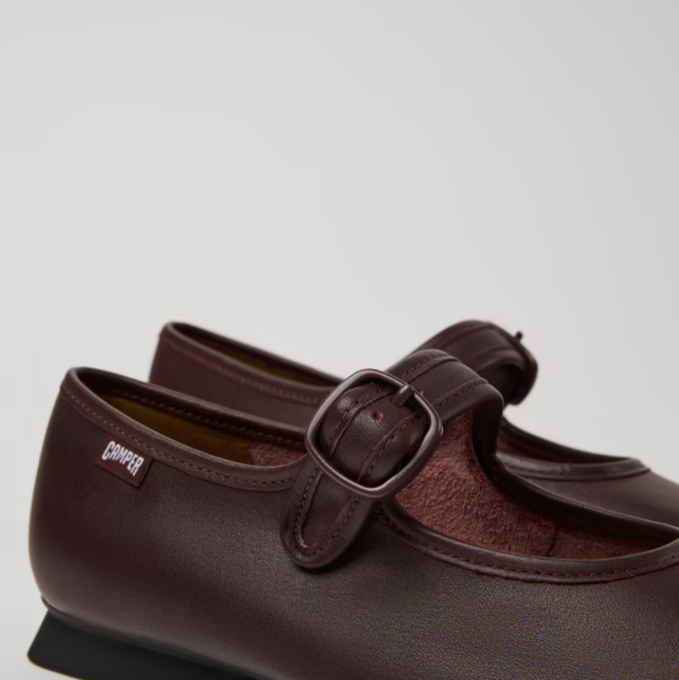 CAMPER CASI MYRA MJ FLAT BURGANDY