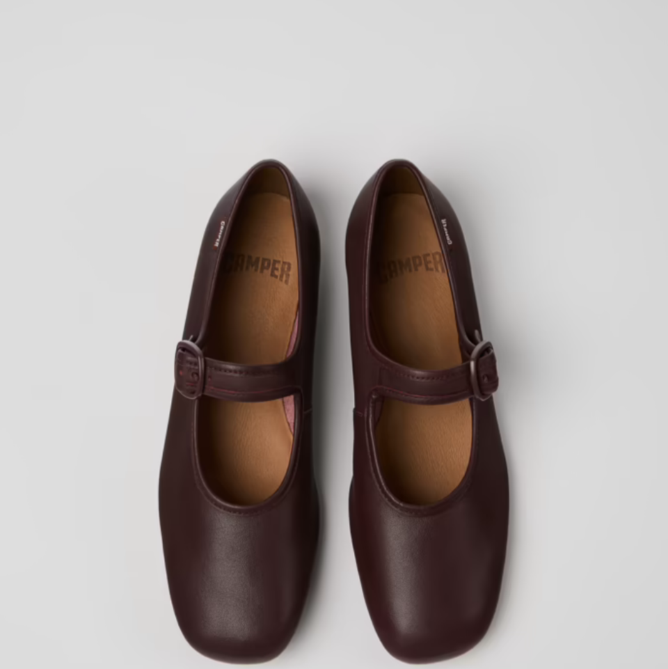 CAMPER CASI MYRA MJ FLAT BURGANDY