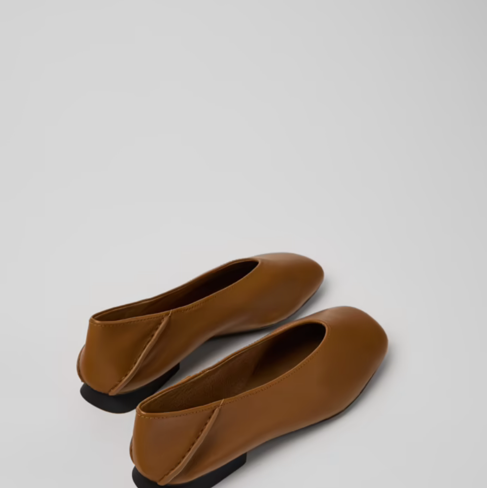 CAMPER CASI MYRA FLAT BROWN