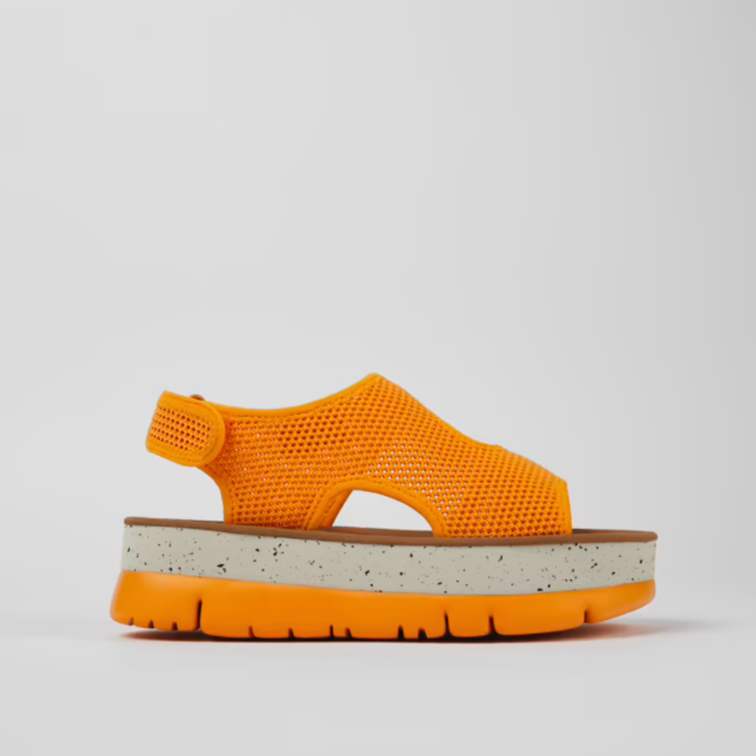 CAMPER ORUGA ASYMETRIC ORANGE