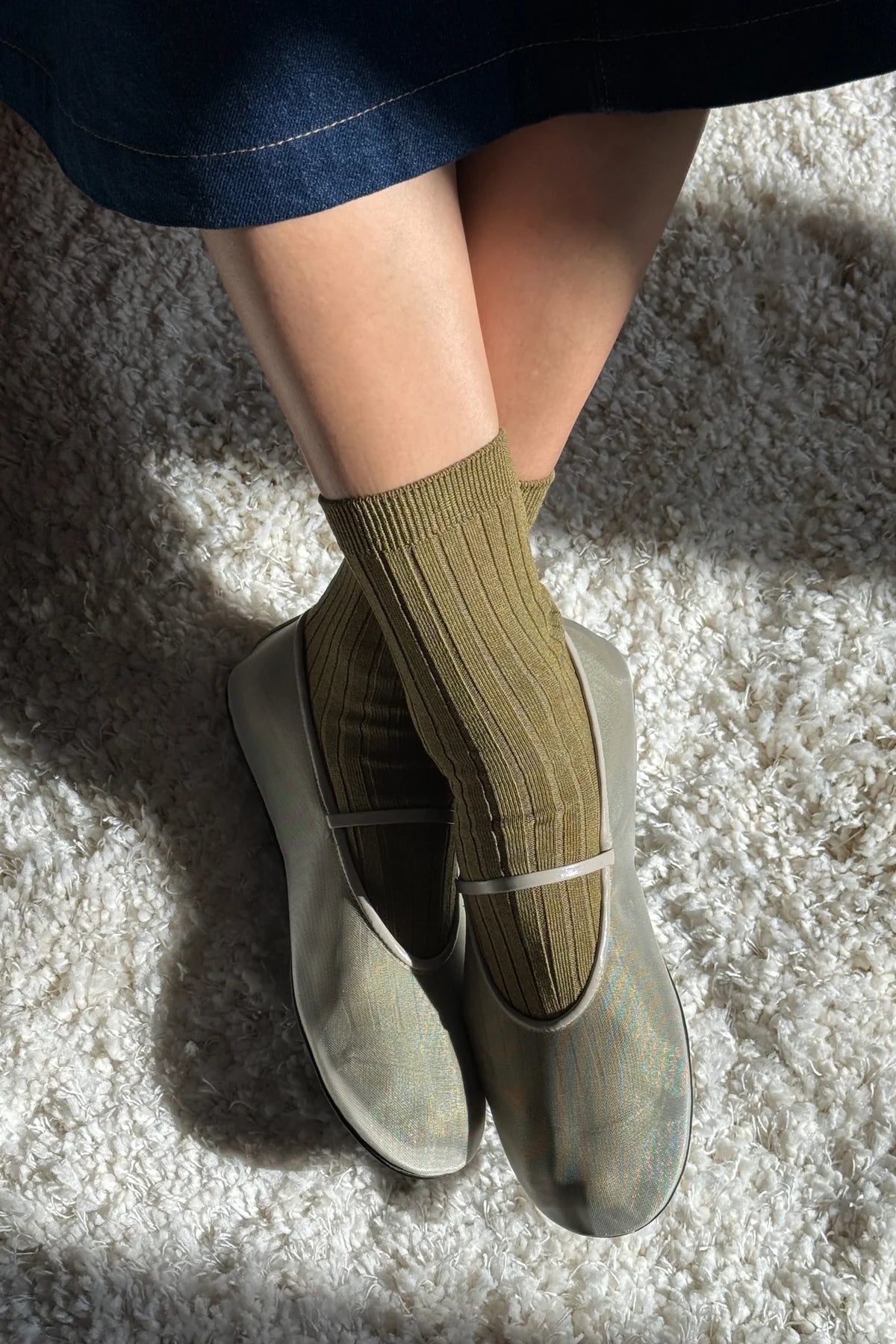 LE BON SHOPPE HER SOCKS PESTO