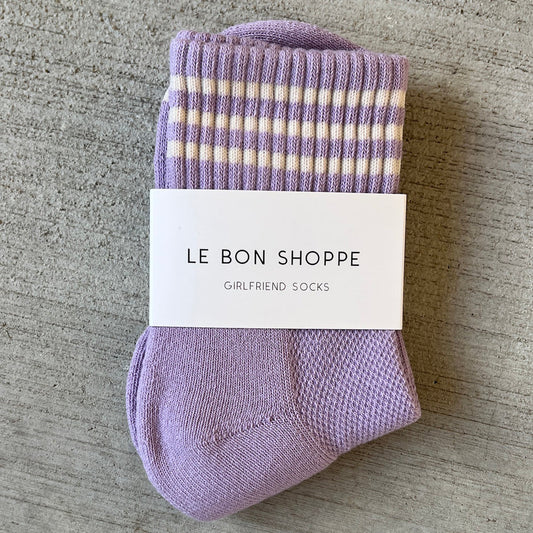 LE BON SHOPPE GIRLFRIEND SOCKS IRIS - Shoe Market NYC