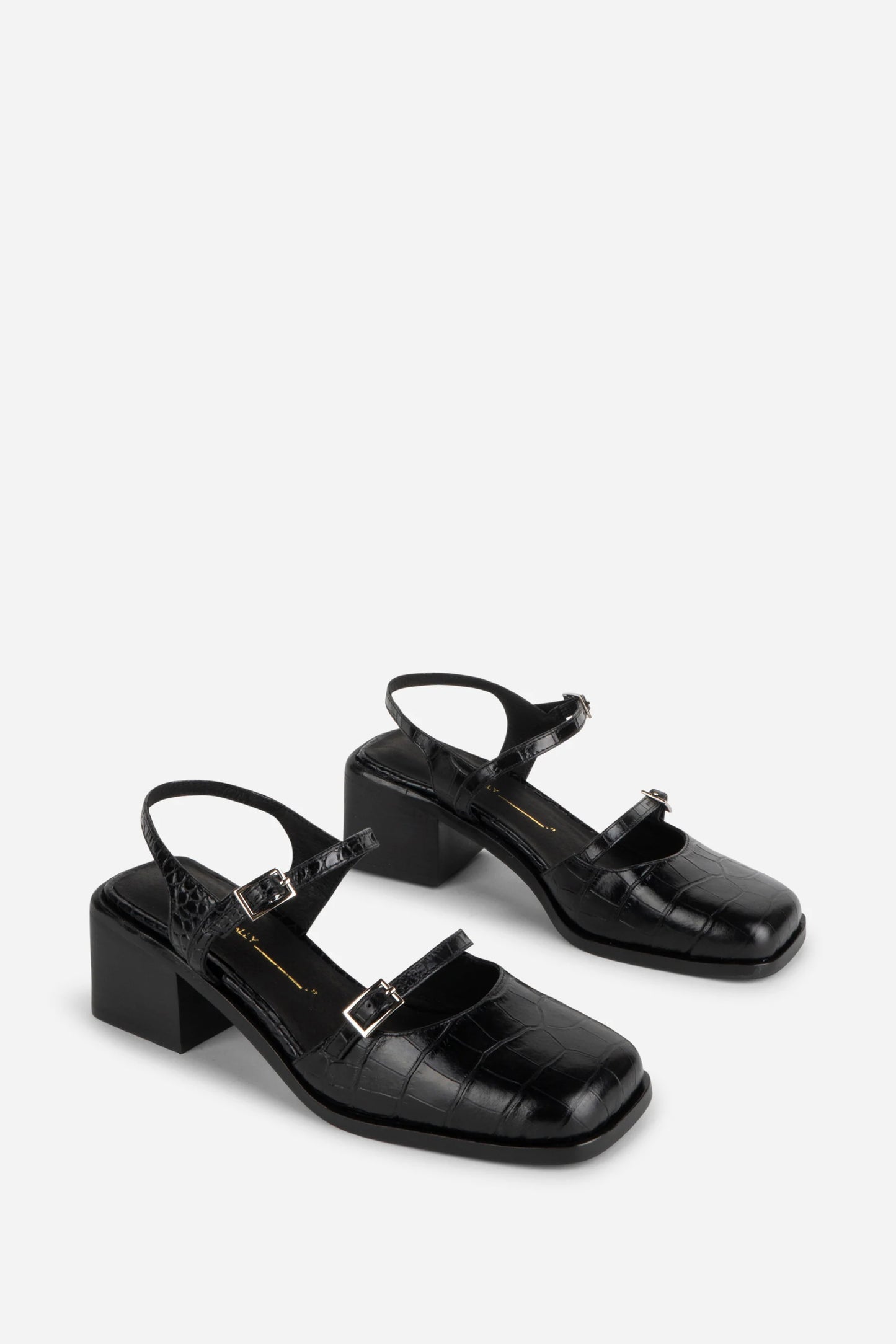 INTENTIONALLY BLANK MITZI BLACK PATENT