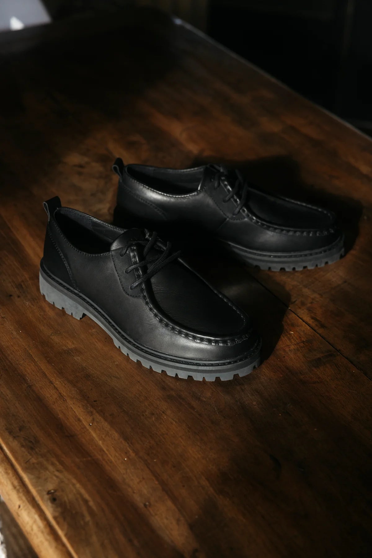 CLAE MORRISON MOC SHOES IN BLACK
