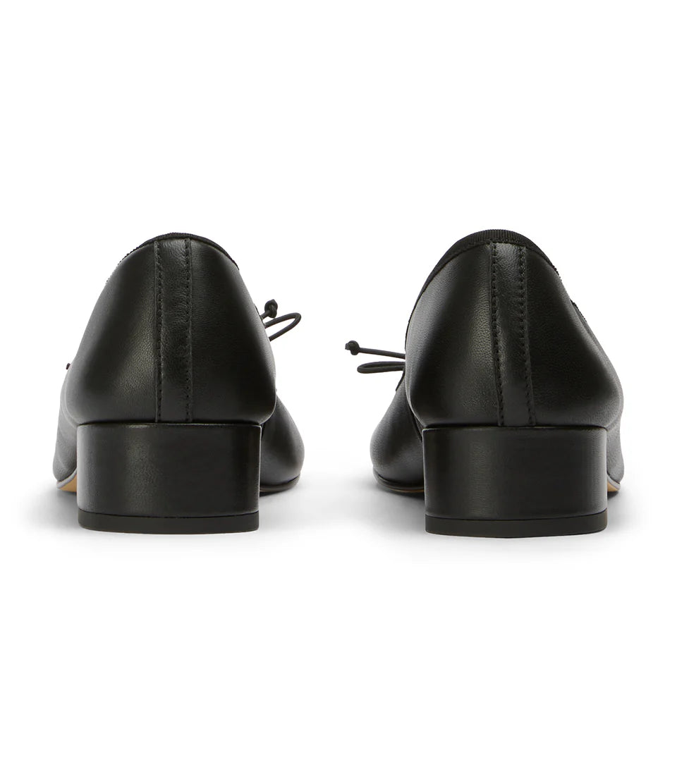 TONY BIANCO MADDIE HEELED BALLET BLACK