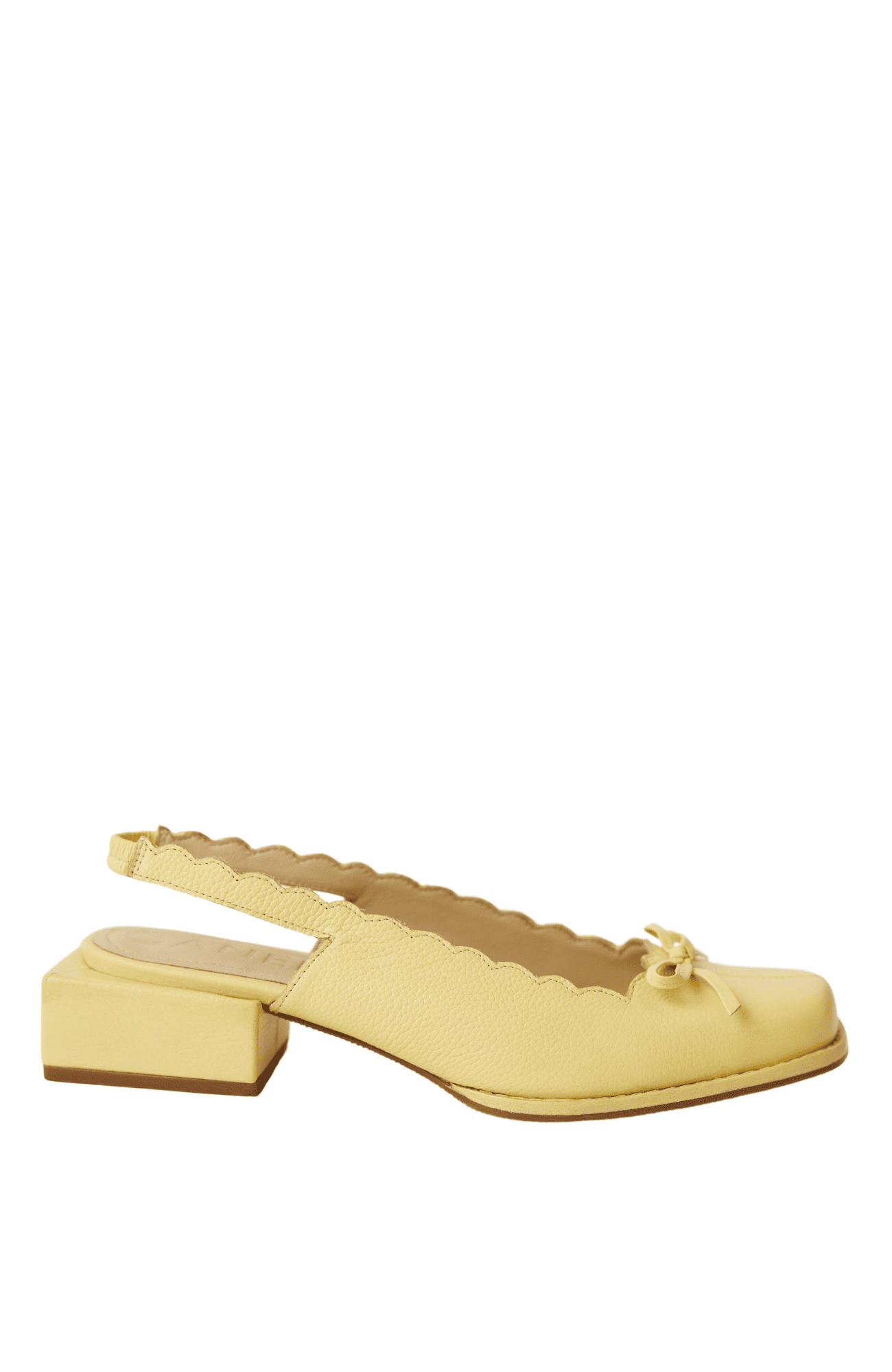CANIELLA SLINGBACK ORIGEN IN YELLOW - Shoe Market NYC