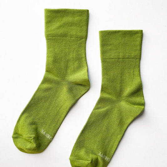 LEBON SHOPPE SNEAKER SOCKS MATCHA