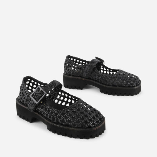 INTENTIONALLY BLANK VERONIQUE WOVEN MARY JANE - Shoe Market NYC