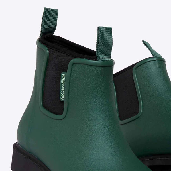 MERRY PEOPLE BOBBI RAIN BOOT WOMEN'S ALPHA GREEN