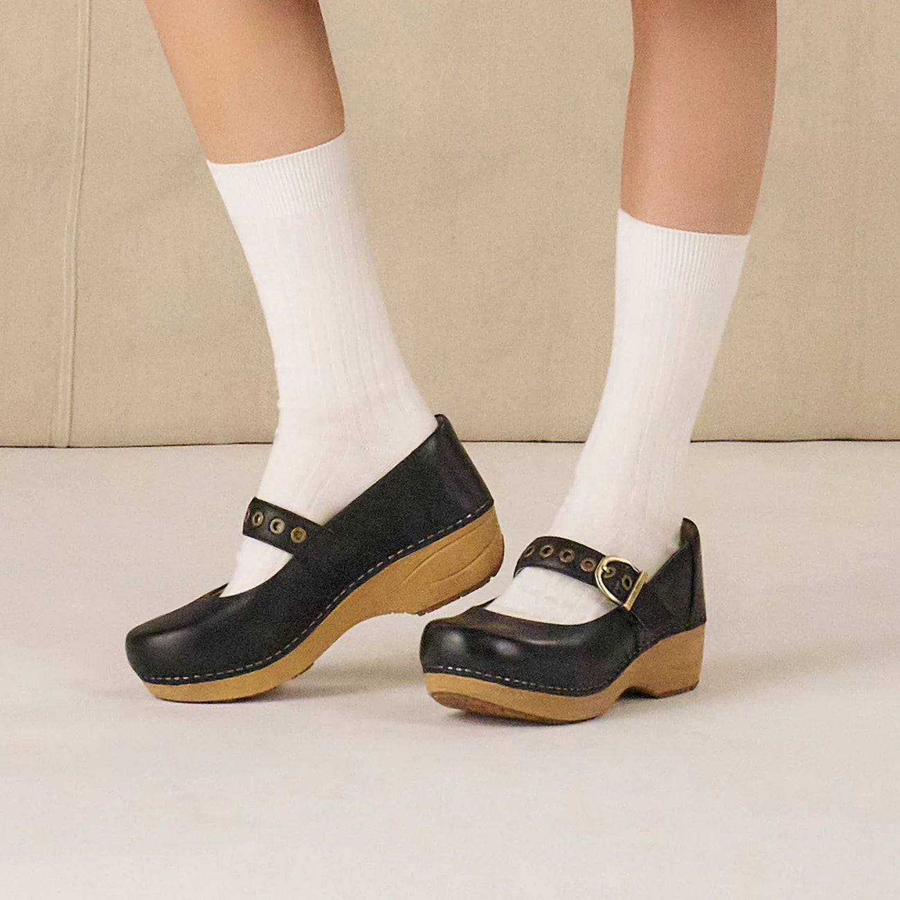 DANSKO XP 2.0 MARY JANE CLOG BLACK