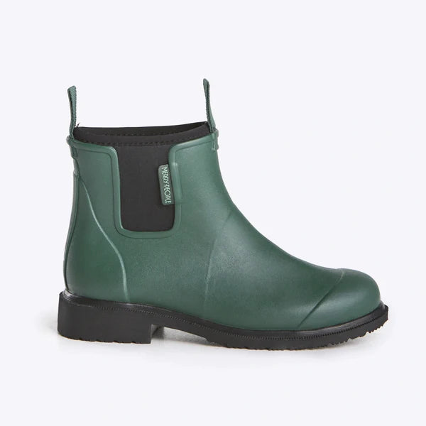 MERRY PEOPLE BOBBI RAIN BOOT WOMEN'S ALPHA GREEN