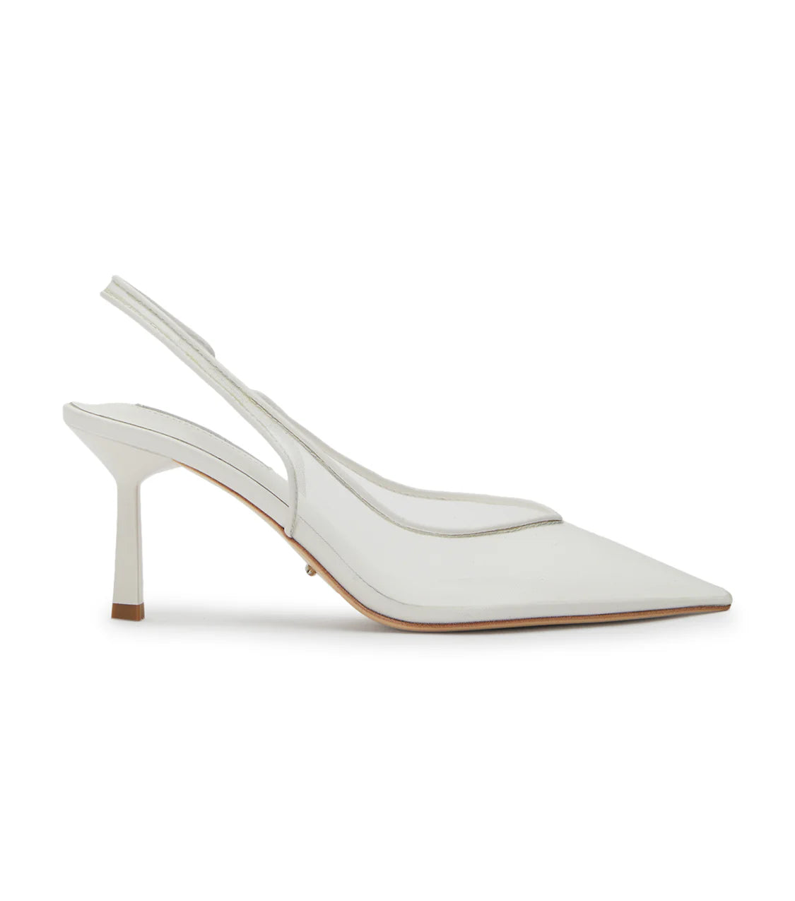 TONY BIANCO BREEZE PUMP IN WHITE NYLON