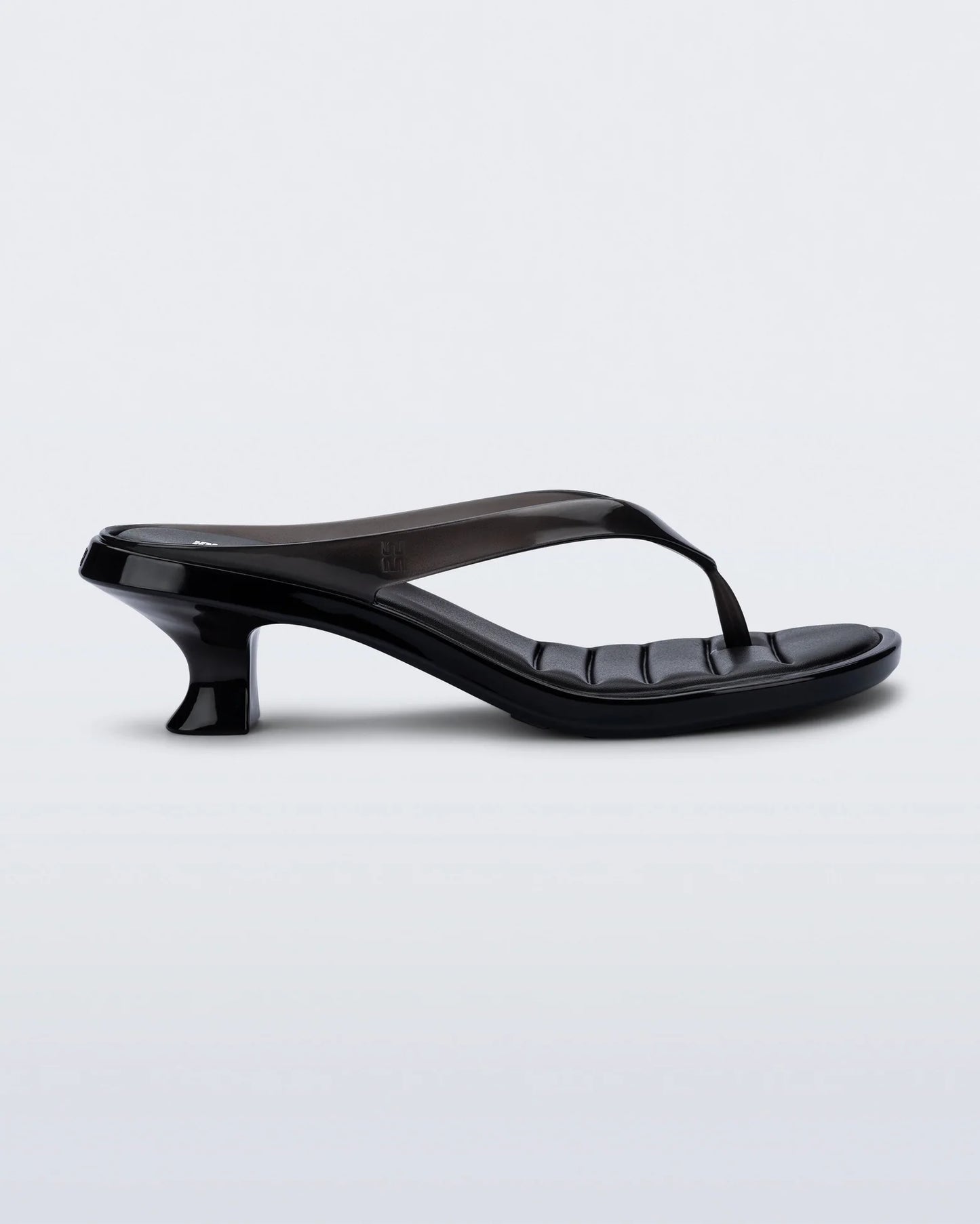 MELISSA FLIP FLOP KITTEN HEEL BLACK