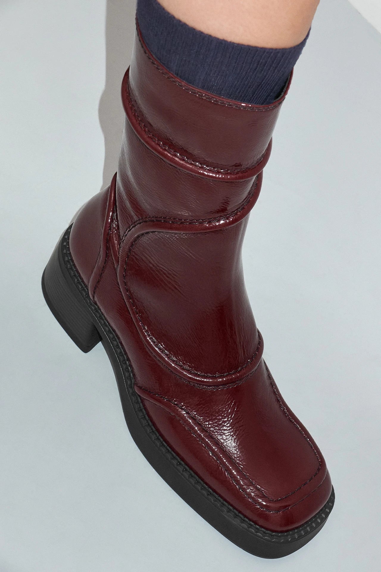 MIISTA MALENE ANKLE BOOTS-BURGANDY