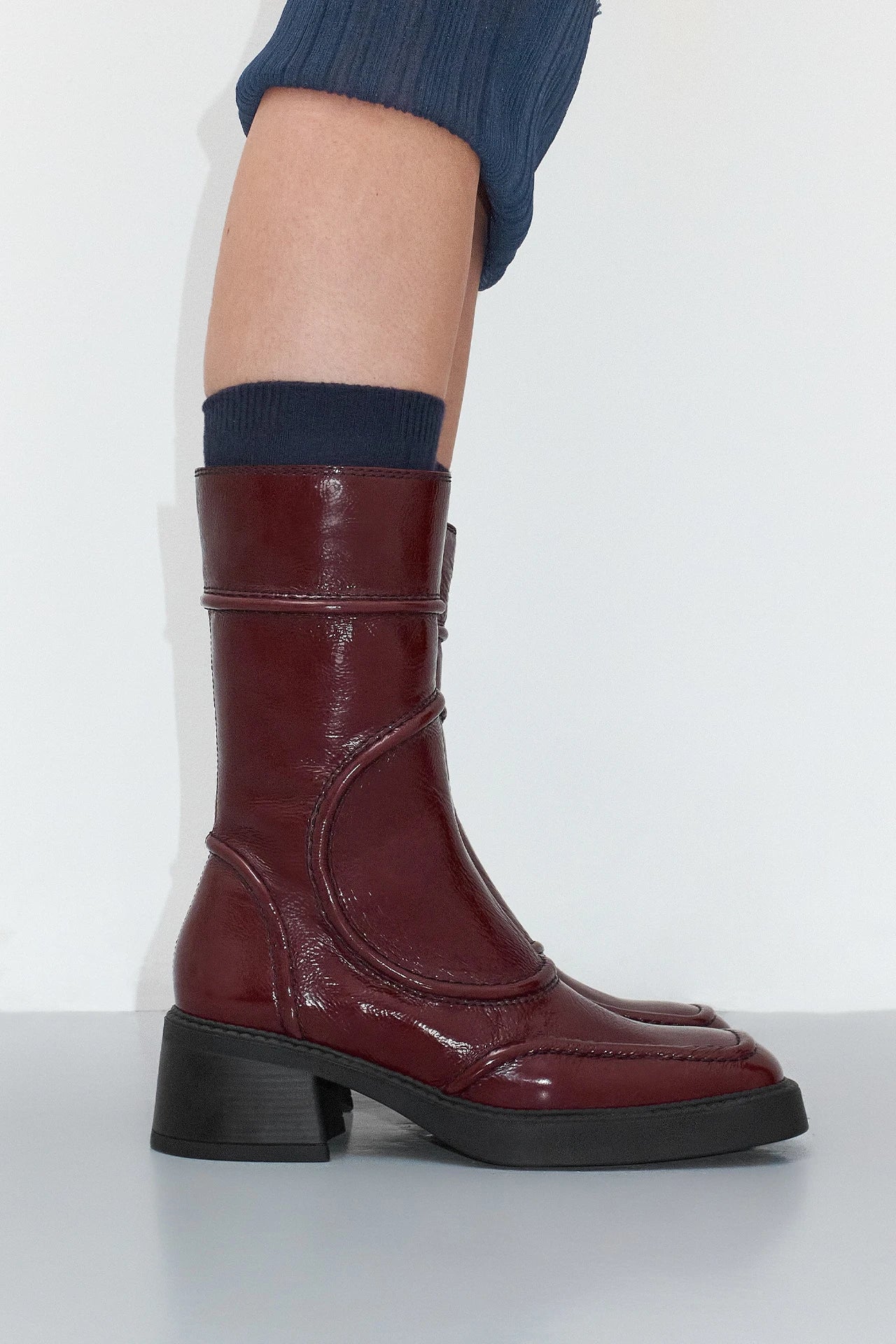 MIISTA MALENE ANKLE BOOTS-BURGANDY