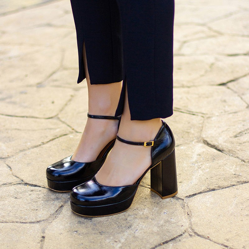 ANGEL ALACRON GLORIA D'ORSAY PLATFORM HEELS