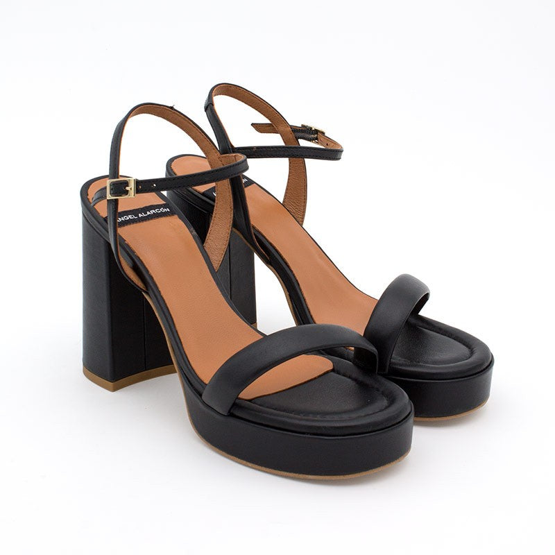 ANGEL ALACRON MANDY STRAPPY PLATFORM SANDALS