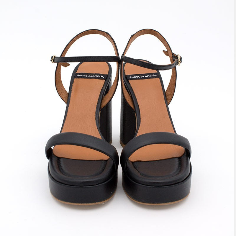 ANGEL ALACRON MANDY STRAPPY PLATFORM SANDALS