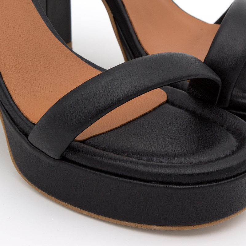ANGEL ALACRON MANDY STRAPPY PLATFORM SANDALS
