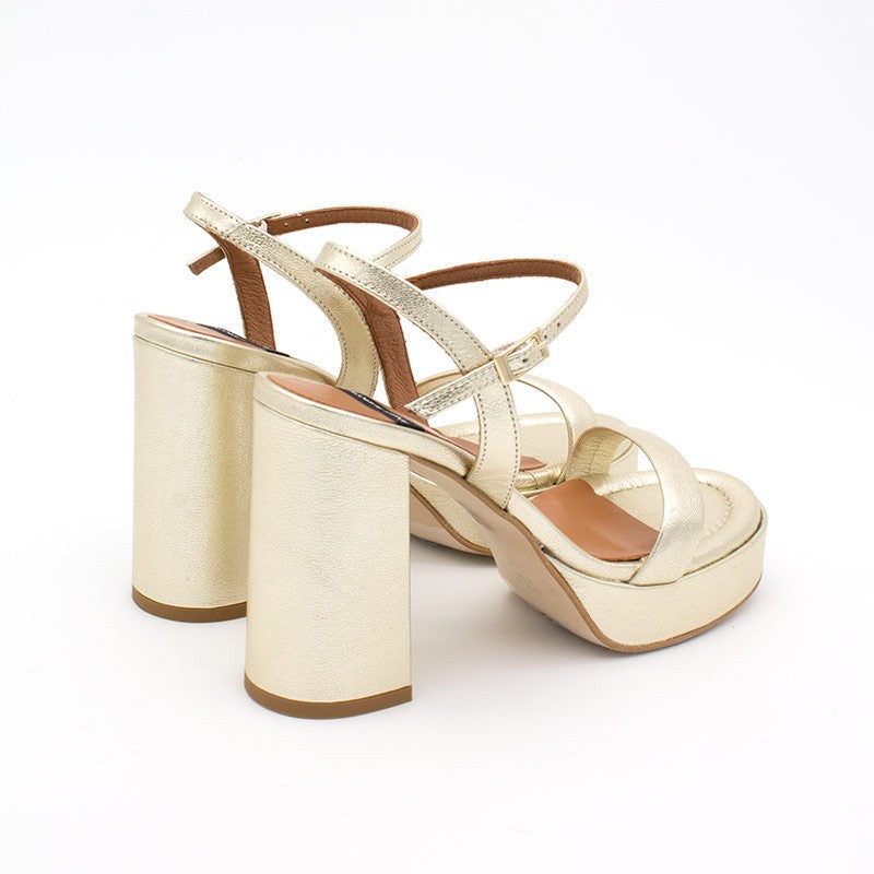 ANGEL ALACRON MANDY STRAPPY PLATFORM SANDALS
