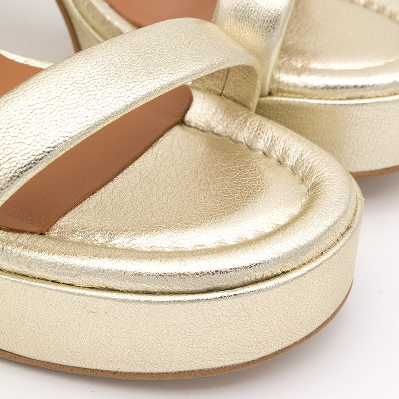 ANGEL ALACRON MANDY STRAPPY PLATFORM SANDALS