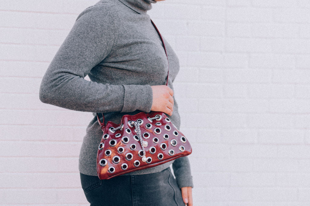 MINI GROMET BAG-BLACK