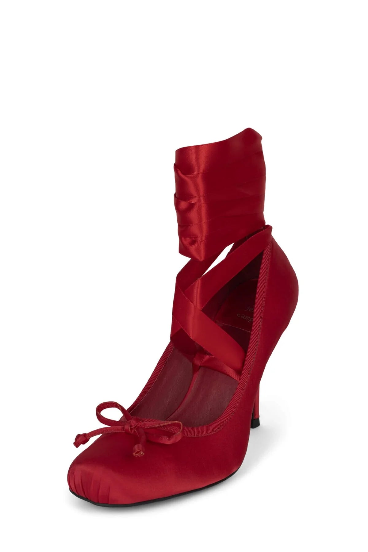 JEFFREY CAMPBELL NYMPHA BALLET PUMP RED