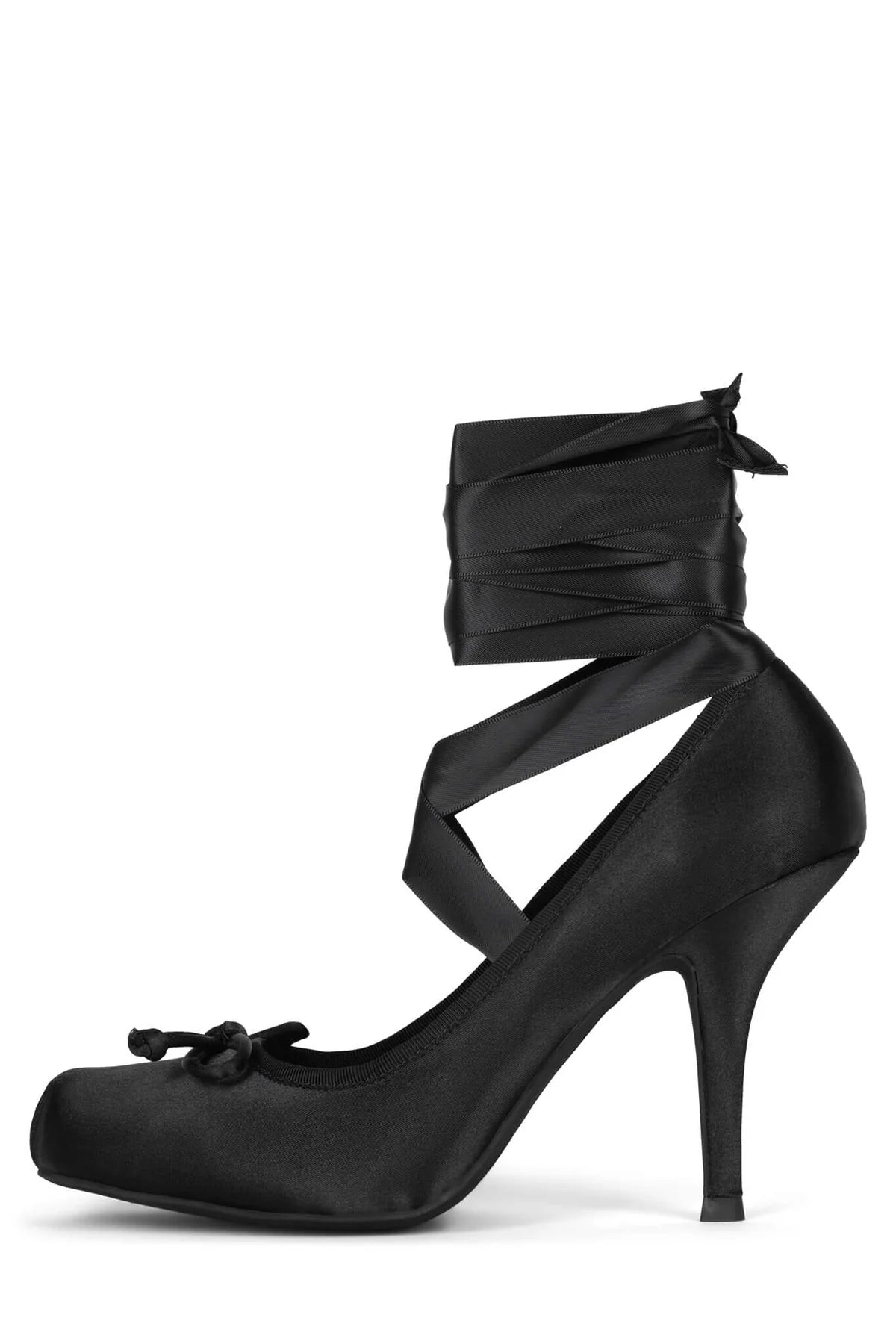 JEFFREY CAMPBELL NYMPHA BALLET PUMP BLACK
