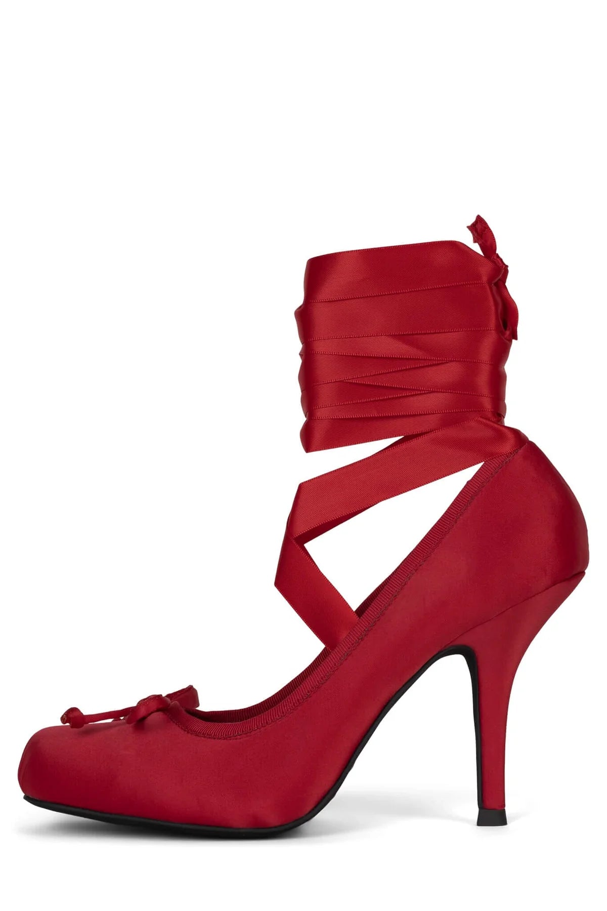 JEFFREY CAMPBELL NYMPHA BALLET PUMP RED