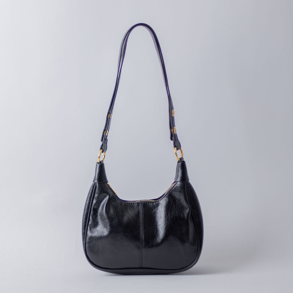 SIMPLE VEGAN SHOULDER-BLACK