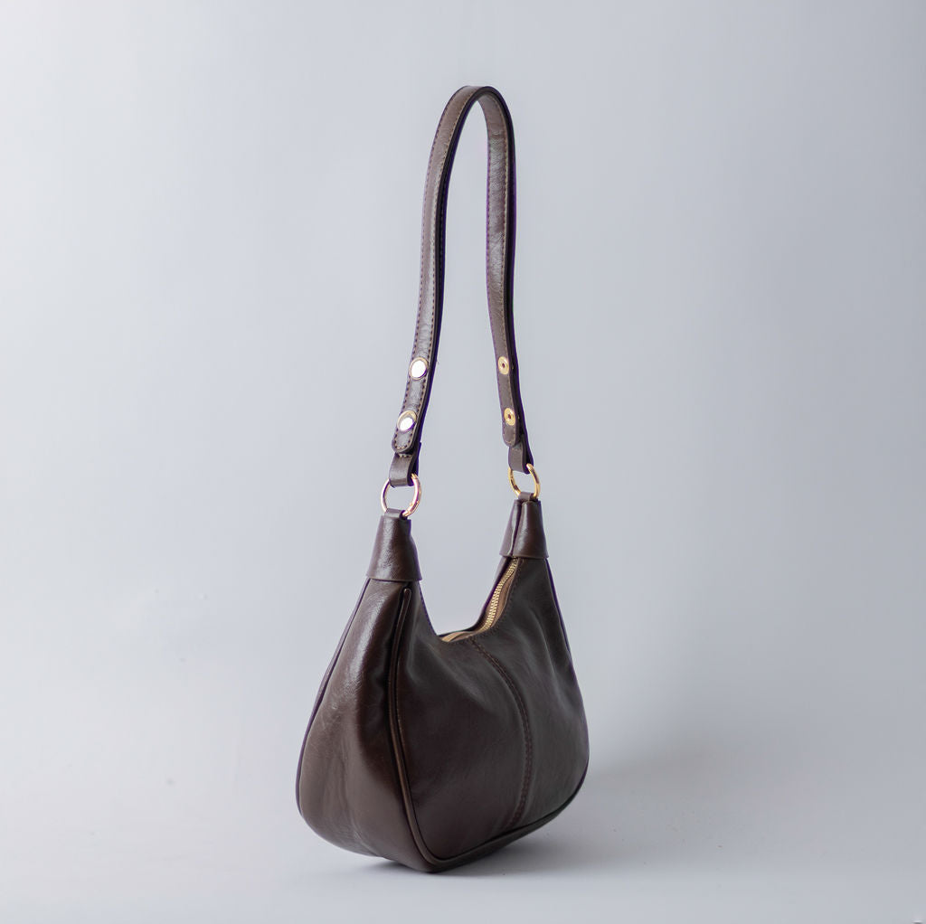 SIMPLE VEGAN SHOULDER-Brown