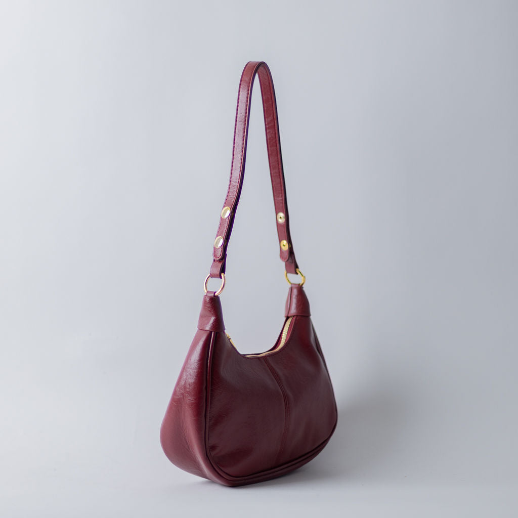 SIMPLE VEGAN SHOULDER-RED