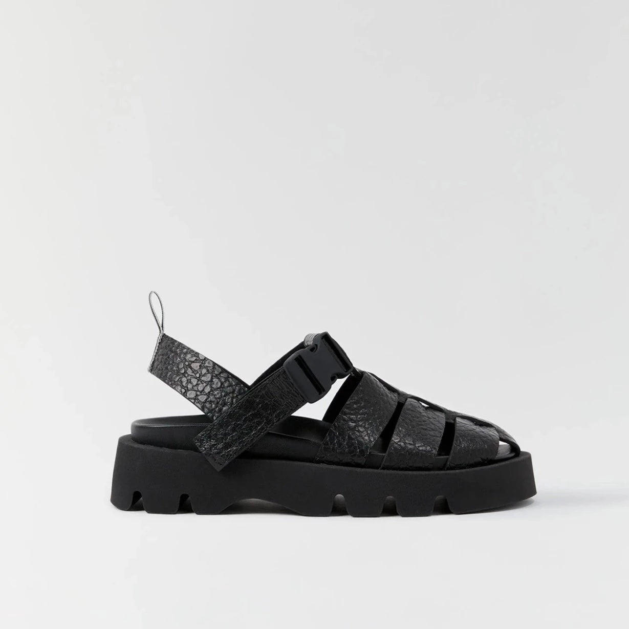 E8 ZIA BLACK SANDALS