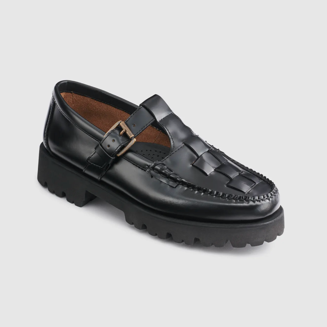 G.H. BASS MARY JANE FISHERMAN LOAFER W