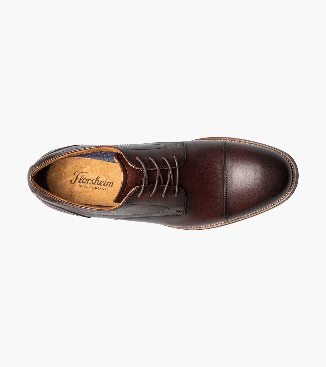 FLORSHEIM RUCCI CAP TOE OX BROWN