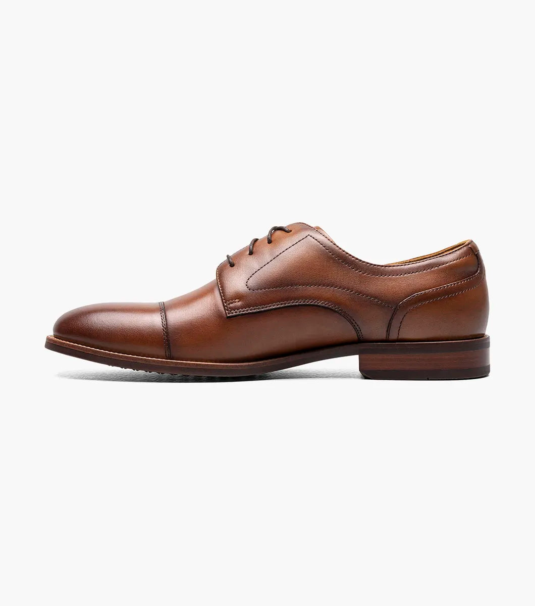 FLORSHEIM RUCCI CAP TOE OX COGNAC