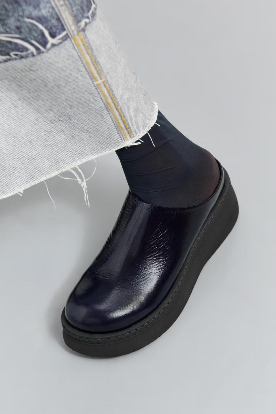 MIISTA Kristi Navy Pull Mules