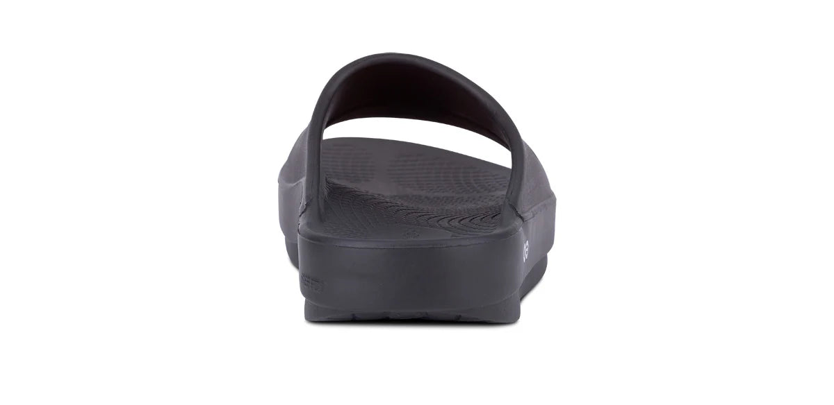 OOFOS OOAHH SLIDE WOMEN'S-BLACK