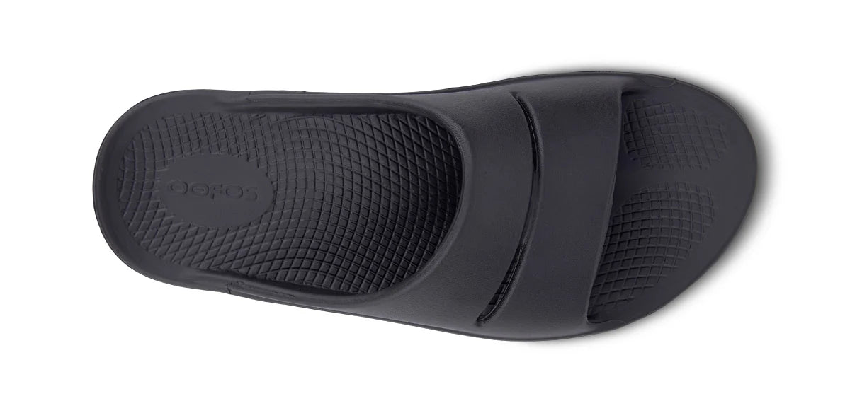 OOFOS OOAHH SLIDE WOMEN'S-BLACK
