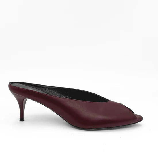 AMIE RAFA AUDREY HEEL BURGANDY