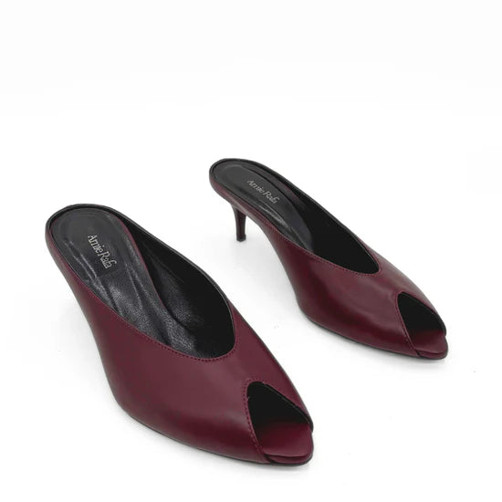 AMIE RAFA AUDREY HEEL BURGANDY