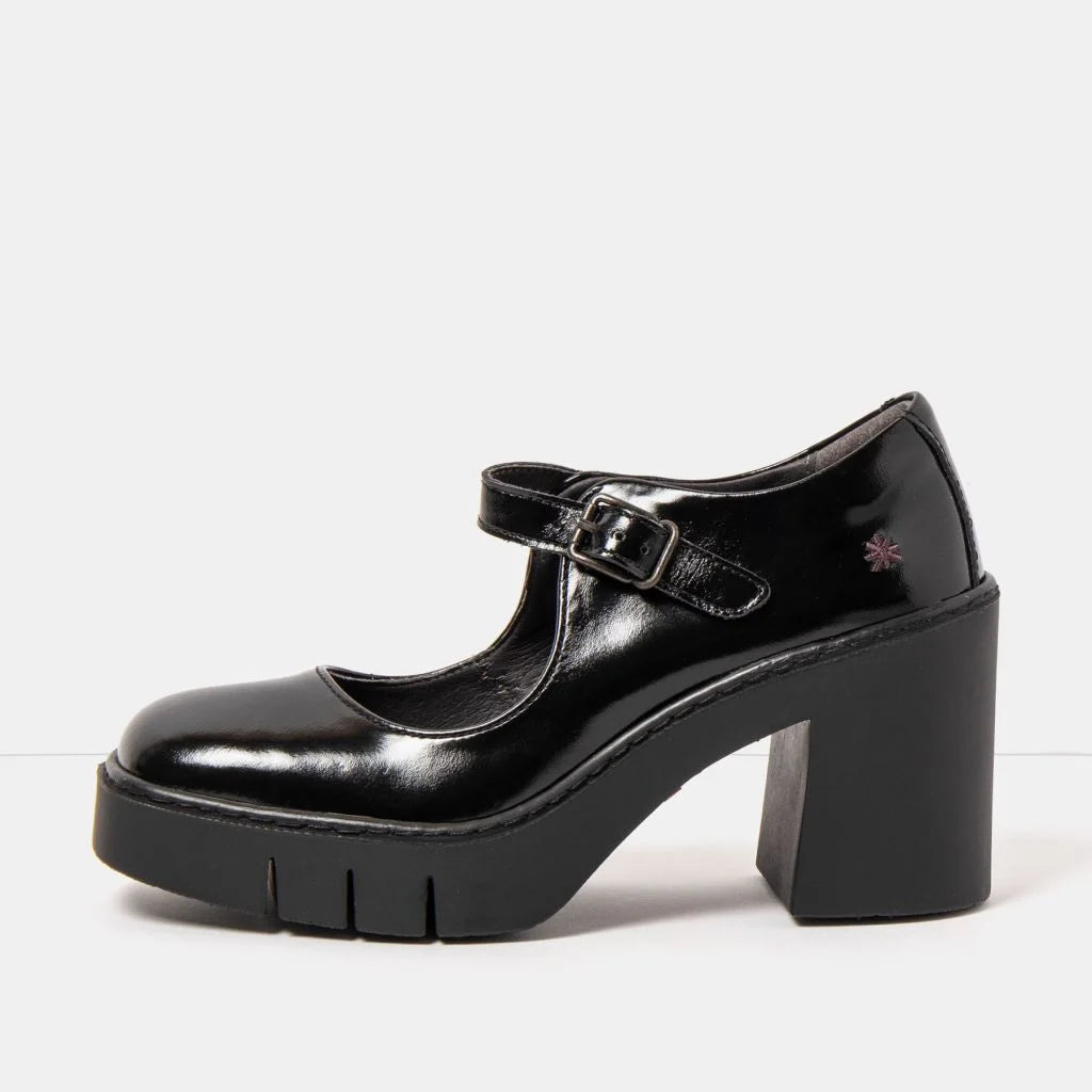 ART BERNA MARY JANES IN BLACK - Shoe Market NYC