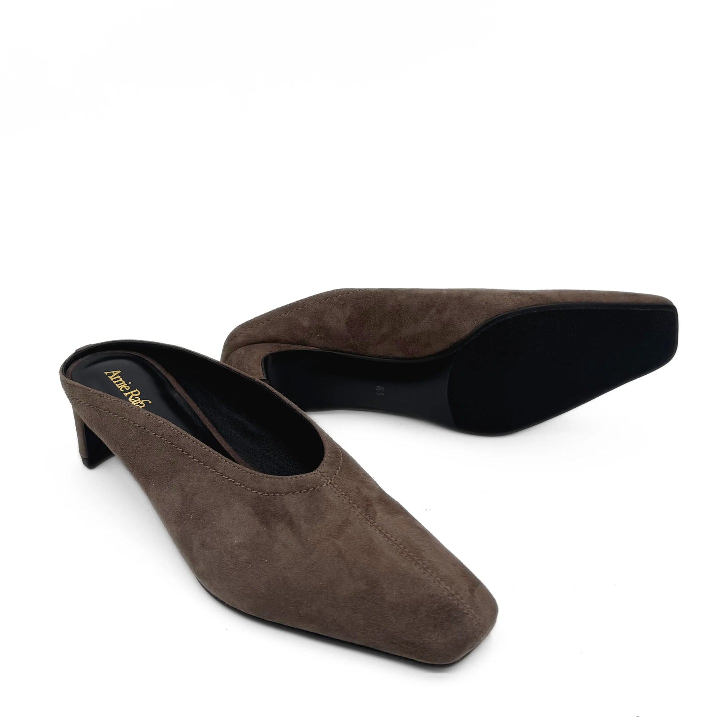 AMIE RAFA JUNIE MULES TAUPE