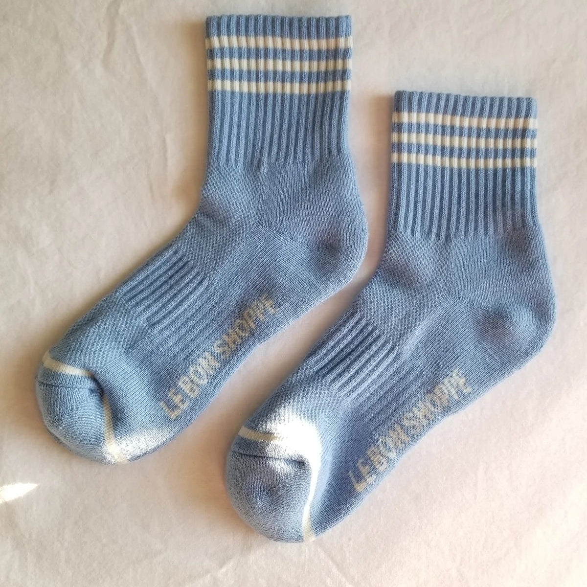 LE BON SHOPPE GIRLFRIEND SOCKS PARISIAN BLUE