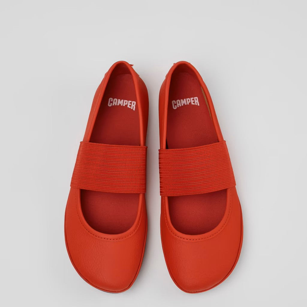 RIGHT NINA FLAT MJ ELASTIC RED